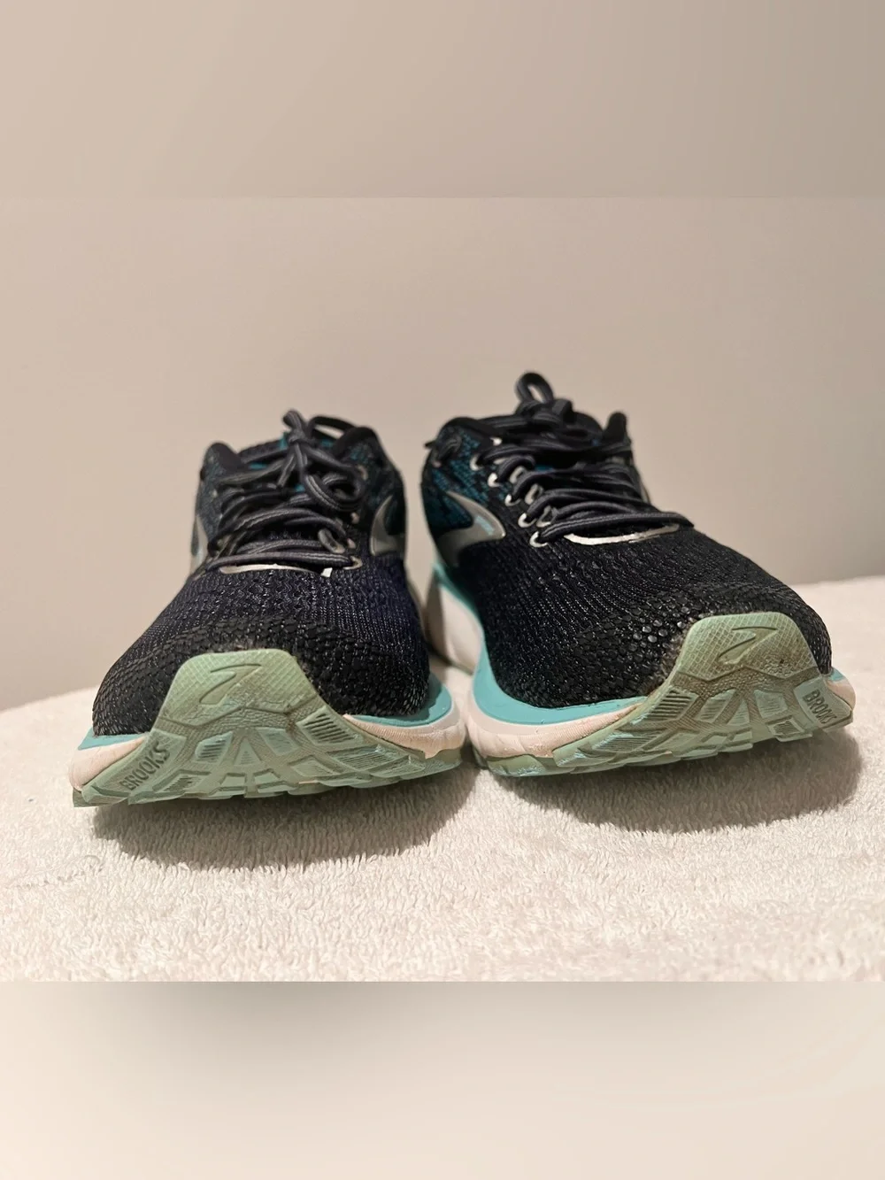 Brooks Ghost 11 Running Shoes Women’s Size 9.5 Blue Navy/Aqua 1202771B493